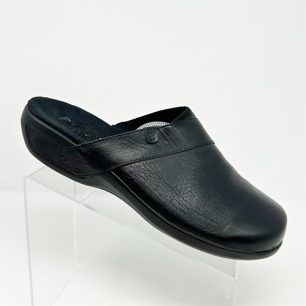 Aravon by New Balance Mule Clog Shoes Womens Black Slip On Comfort Size 12 D